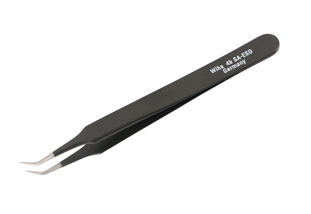 Wiha 55539 ESD Safe Tweezers 4b SA - 110mm