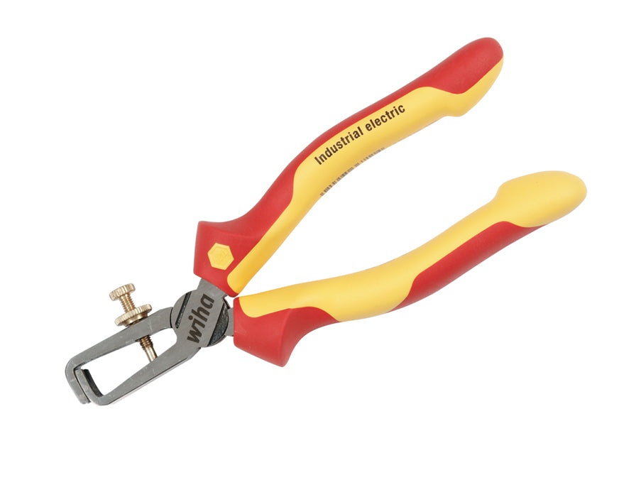 Wiha 32947 Insulated Industrial Stripping Pliers 6.3"