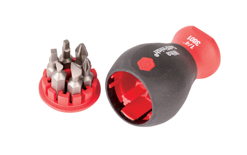 Wiha 38048 7 Piece SoftFinish Stubby Bit Holder Set
