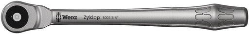 Wera 05004033001, 8003 B Zyklop Metal Ratchet with push-through square and 3/8" drive