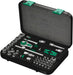 Wera 05003535001, 8100 SA 4 Zyklop Speed Ratchet Set, 1/4" drive, imperial