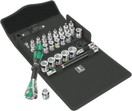 Wera 05003536001, 8100 SB All-in Zyklop Speed ratchet set, 3/8" drive