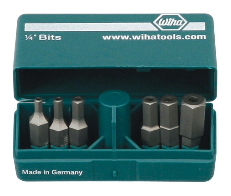 Wiha 71995 6 Piece Security Hex PokitPak Bit Set - Metric