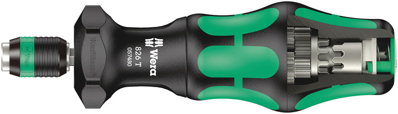 Wera 05057480001, 826 T Kraftform Turbo bit-holding screwdriver handle with Rapidaptor quick-release chuck