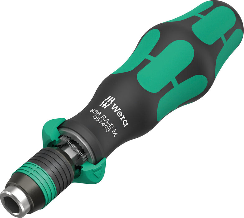 Wera 05051493001, 838 RA-R M Bitholding screwdriver with ratchet functionality, 1/4"