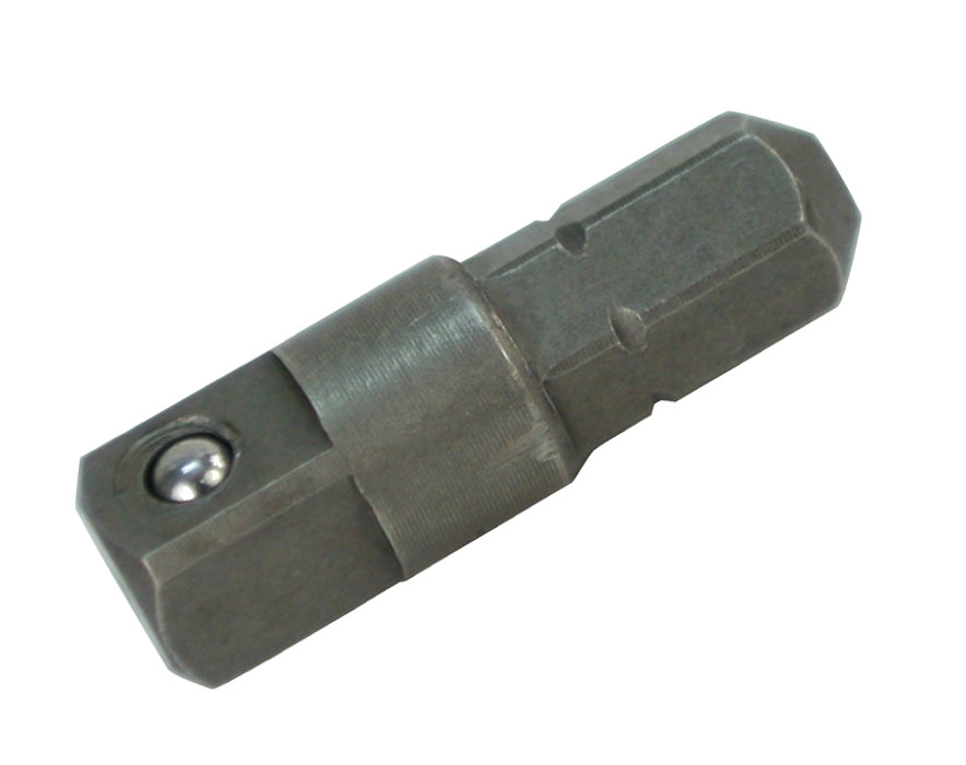 Wiha 72110 Hex to Square 1/4" Socket Bit Adapter