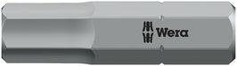 Wera 05135075001, 3/16" Hex Key Screwdriver Bit 840/1 Z, 1/4" Hex Insert Drive, Length 1" (25mm)