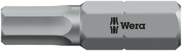 Wera 05056325001, 5mm Hex Key Screwdriver Bit 840/1 Z, 1/4" Hex Insert Drive, Length 1" (25mm)