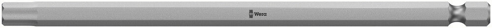 Wera 05059636001, 6mm Hex Key Screwdriver Bit 840/4 Z, 1/4" Hex Power Drive, Length 6" (152mm)