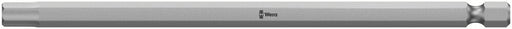 Wera 05059636001, 6.0mm Hex Key Screwdriver Bit 840/4 Z, 1/4" Hex Power Drive, Length 6" (152mm)