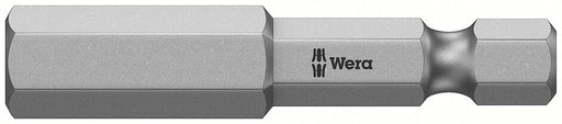 Wera 05059625001, 8.0mm Hex Key Screwdriver Bit 840/4 Z, 1/4" Hex Power Drive, Length 2" (50mm)