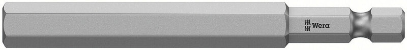Wera 05059637001, 8.0mm Hex Key Screwdriver Bit 840/4 Z, 1/4" Hex Power Drive, Length 3.5" (89mm)