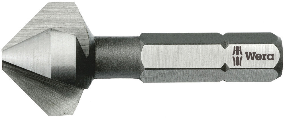 Wera 05104634001, 16.50mm Countersink Drive Countersink 846 3-flute, 1/4" Hex Insert Drive, Length 1.6" (40mm)