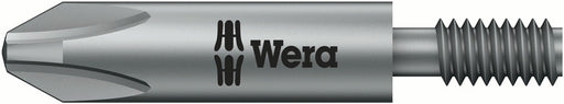 Wera 05065081001, PH2 - Phillips Screwdriver Bit 851/11, M4 Threaded Drive, Length 1.3" (33mm)