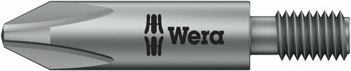 Wera Screwdriver Bit, Phillips, Threaded Shank Drive, 851/12