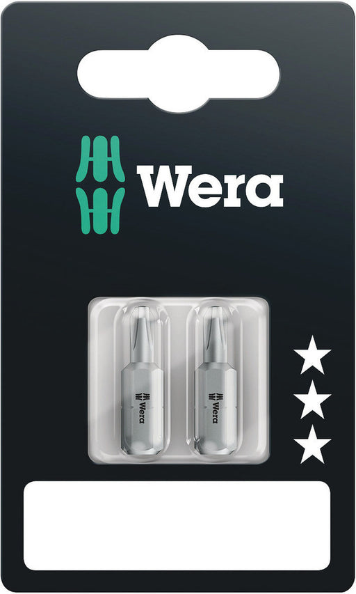 Wera Screwdriver Bit, Phillips, Reduced Shaft, 851/1 RZ SB