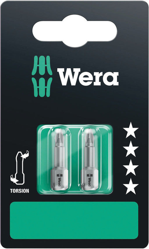 Wera 5073323001 Phillips, Torsion, 2 Pack, 851/1 TZ SB