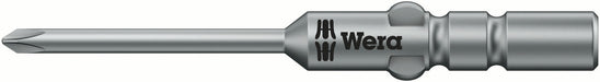 Wera 05135281001, JIS PH00 - Japanese Screwdriver Bit 851/21 J, 4mm HIOS Drive, Length 2.4" (60mm)