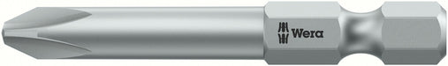 Wera 05134929001, PH0 - Phillips Screwdriver Bit 851/4 A, 1/4" Hex Power Drive, Length 2" (50mm), Aviation