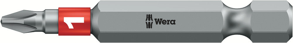 Wera 05059550001, PH1 - Phillips Screwdriver Bit 851/4 BTZ, 1/4" Hex Power Drive, Length 2" (50mm), BiTorsion