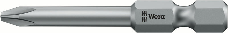 Wera 05380202001, JIS PH1 - Japanese Screwdriver Bit 851/4 J, 1/4" Hex Power Drive, Length 3.5" (89mm)