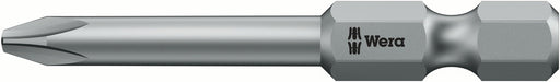 Wera 05135532001, JIS PH1 - Japanese Screwdriver Bit 851/4 J, 1/4" Hex Power Drive, Length 2" (50mm)