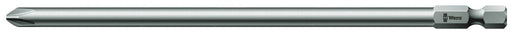 Wera 05059766001, PH1 - Phillips Screwdriver Bit 851/4 Z, 1/4" Hex Power Drive, Length 6" (152mm)