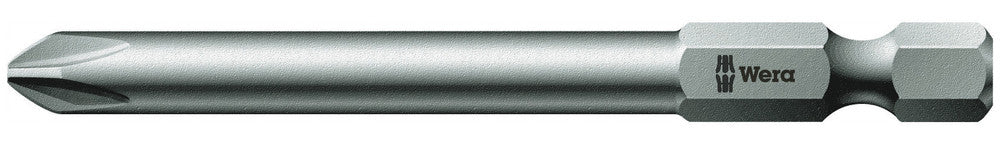 Wera 05059755001, PH1 - Phillips Screwdriver Bit 851/4 Z, 1/4" Hex Power Drive, Length 2.8" (70mm)