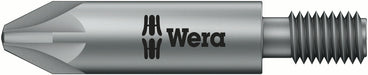 Wera 05065129001, PZ2 - Pozidriv Screwdriver Bit 855/12, M5 Threaded Drive, Length 1.7" (44mm)