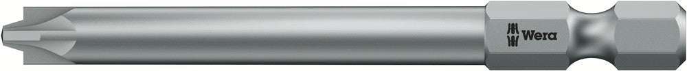 Wera 05059897001, # 2 - Pozidriv/Slotted Screwdriver Bit 855/4, 1/4" Hex Power Drive, Length 2.8" (70mm)