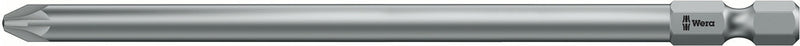 Wera 05060036001, PZ2 - Pozidriv Screwdriver Bit 855/4 Z, 1/4" Hex Power Drive, Length 5" (127mm)