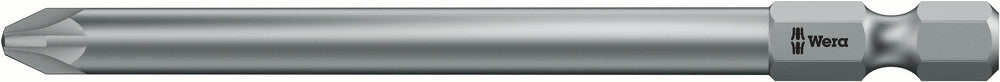 Wera 05060029001, PZ1 - Pozidriv Screwdriver Bit 855/4 Z, 1/4" Hex Power Drive, Length 3.5" (89mm)