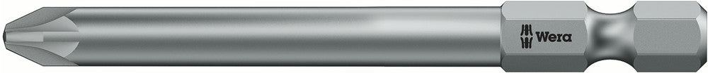 Wera 05060033001, PZ2 - Pozidriv Screwdriver Bit 855/4 Z, 1/4" Hex Power Drive, Length 2.8" (70mm)