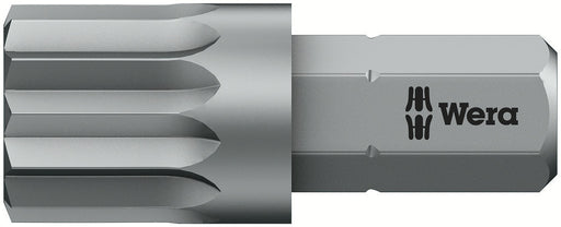 Wera 05066170001, M10 - Triple Square (XZN) Screwdriver Bit 860/1, 1/4" Hex Insert Drive, Length 1" (25mm)