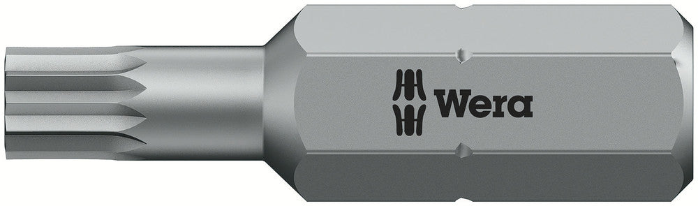 Wera 05066150001, M4 - Triple Square (XZN) Screwdriver Bit 860/1, 1/4" Hex Insert Drive, Length 1" (25mm)