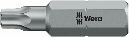 Wera 05160956001, IP3 - TorxPlus Key Screwdriver Bit 867/1, 1/4" Hex Insert Drive, Length 1" (25mm)