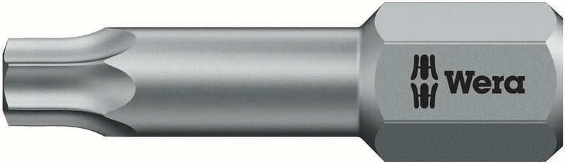 Wera 05066313001, TX 27 - Torx Key Screwdriver Bit 867/1 TZ, 1/4" Hex Insert Drive, Length 1" (25mm), Torsion