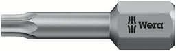 Wera 05066305001, TX 10 - Torx Key Screwdriver Bit 867/1 TZ, 1/4" Hex Insert Drive, Length 1" (25mm), Torsion