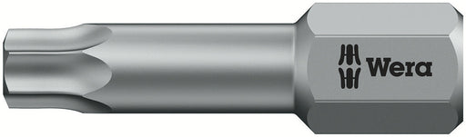 Wera 05066312001, TX 25 - Torx Key Screwdriver Bit 867/1 TZ, 1/4" Hex Insert Drive, Length 1" (25mm), Torsion