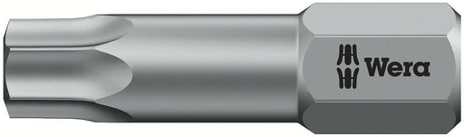 Wera 05066315001, TX 30 - Torx Key Screwdriver Bit 867/1 TZ, 1/4" Hex Insert Drive, Length 1" (25mm), Torsion