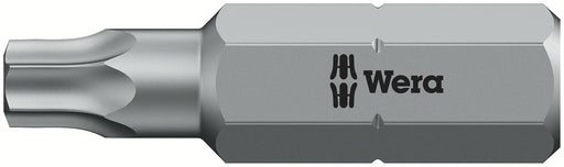 Wera 05066510001, TX 20 - Torx Key Screwdriver Bit 867/1 Z, 1/4" Hex Insert Drive, Length 1" (25mm), Tamper Resistant