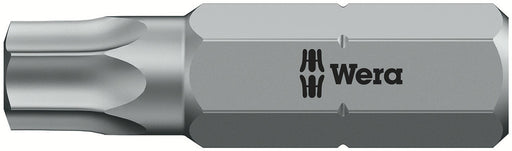 Wera 05066525001, TX 30 - Torx Key Screwdriver Bit 867/1 Z, 1/4" Hex Insert Drive, Length 1" (25mm), Tamper Resistant