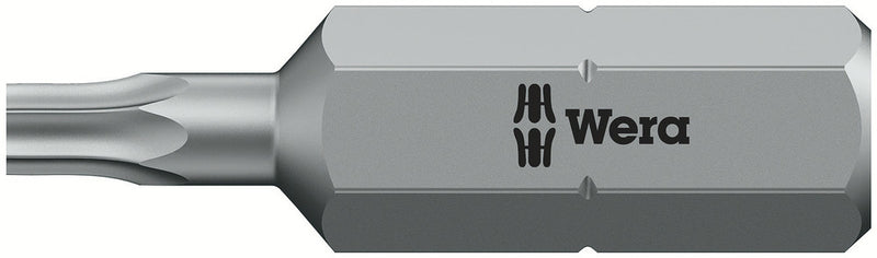 Wera 05066498001, TX 8 - Torx Key Screwdriver Bit 867/1 Z, 1/4" Hex Insert Drive, Length 1" (25mm), Tamper Resistant