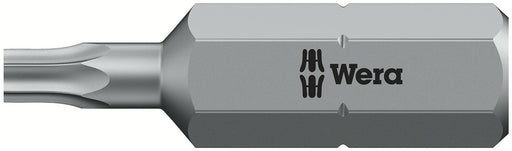 Wera 05066498001, TX 8 - Torx Key Screwdriver Bit 867/1 Z, 1/4" Hex Insert Drive, Length 1" (25mm), Tamper Resistant
