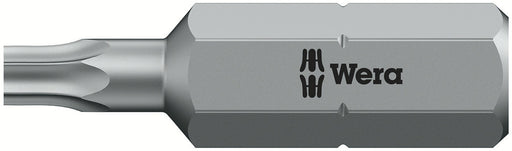 Wera 05066499001, TX 9 - Torx Key Screwdriver Bit 867/1 Z, 1/4" Hex Insert Drive, Length 1" (25mm), Tamper Resistant