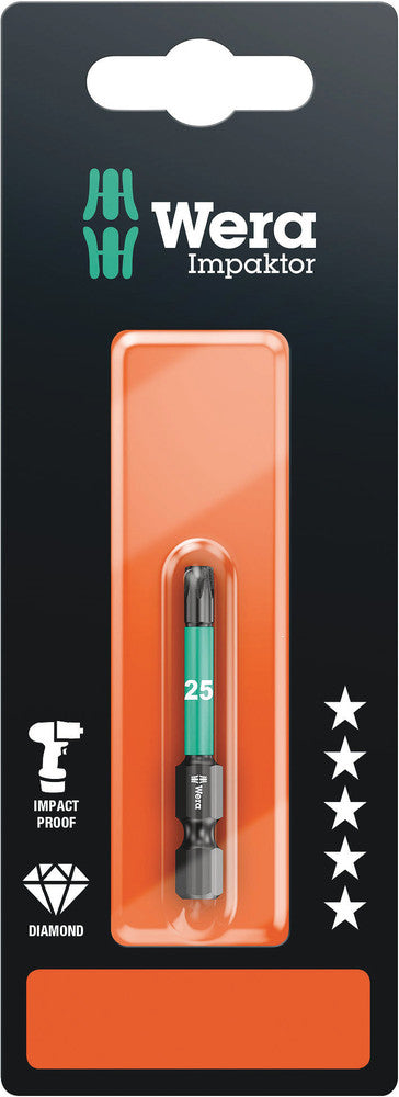 Wera 5073964001 Torx, Diamond Coated, Impact Rated, 867/4 IMP DC SB