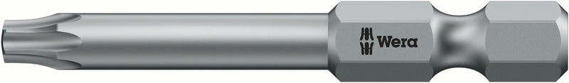 Wera 05134609001, IP25 - TorxPlus Key Screwdriver Bit 867/4, 1/4" Hex Power Drive, Length 2" (50mm)