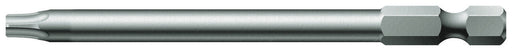 Wera 05134676001, IP30 - TorxPlus Key Screwdriver Bit 867/4, 1/4" Hex Power Drive, Length 3.5" (89mm)