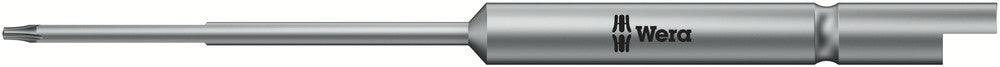 Wera 05200495001, IPR1 TorxPlus (5-Lobe) Screwdriver Bit 867/9, 4mm Halfmoon Drive, Length 1.7" (44mm)