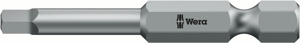 Wera 05060302001, SQ2 - Square Key Screwdriver Bit 868/4 V, 1/4" Hex Power Drive, Length 2.8" (70mm)